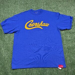 The Marathon Clothing Crenshaw Graphic T Shirt Men's Size XL Blue Short Sleeve